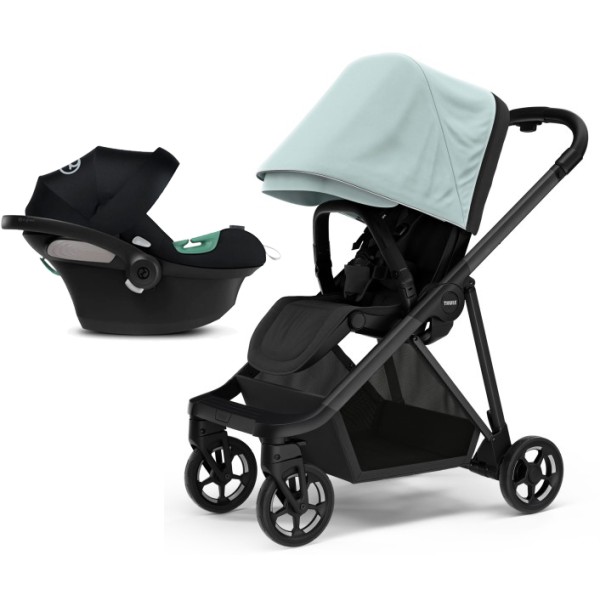 Thule Shine Black Alaska + Cybex Nido Aton B2 I-Size