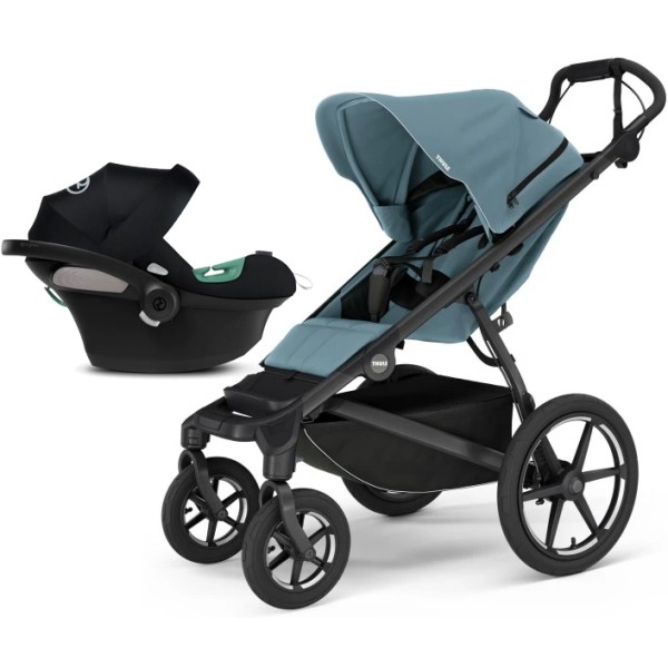 Coche Thule Urban Glide 4 Blue + Silla Auto Cybex Nido Aton B2 I-Size