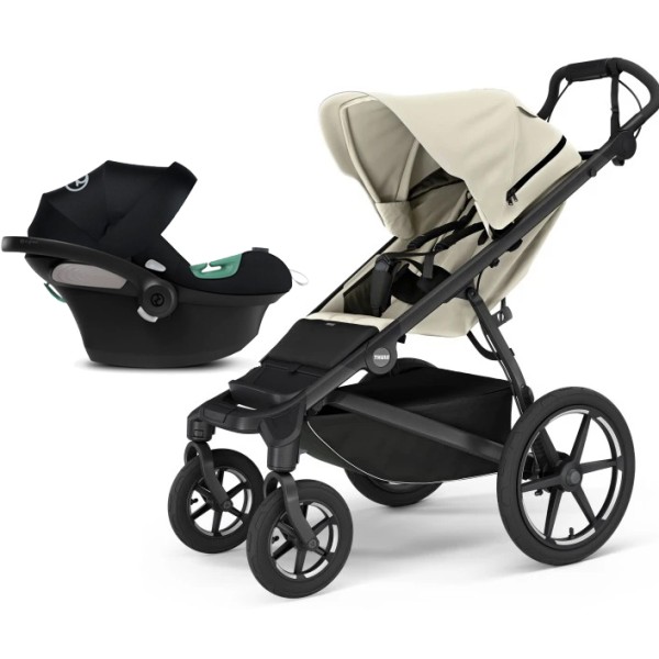 Coche Thule Urban Glide 4 Pelican + Silla Auto Cybex Nido Aton B2 I-Size