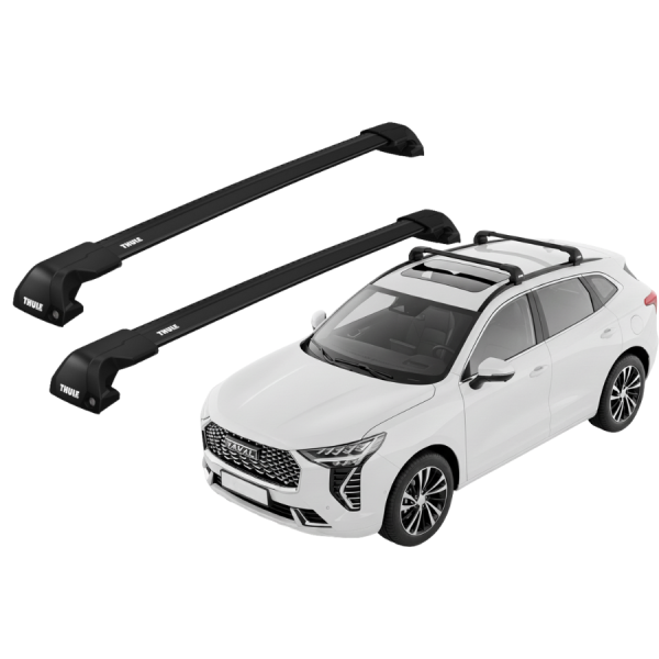 Barras Thule HAVAL Jolion 21- RA / EDGE Flush Black