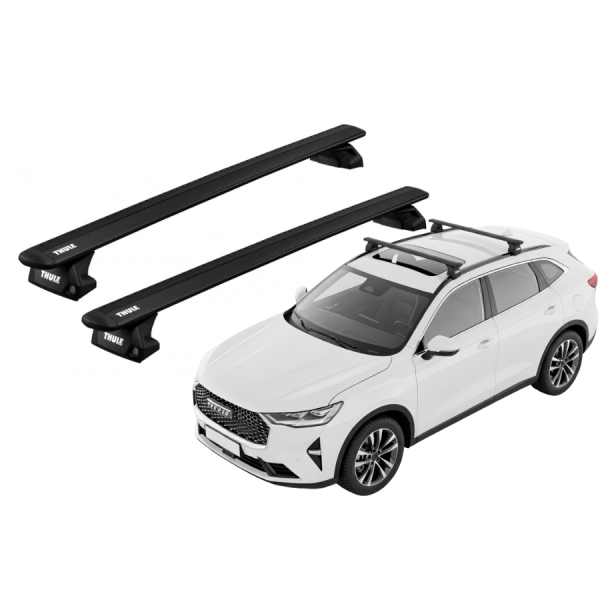 Barras Thule HAVAL H6 21- RA / WingBar EVO Black