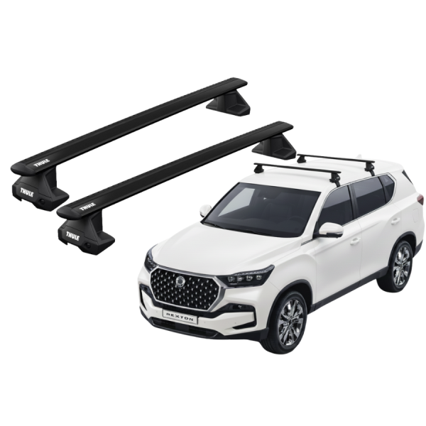 Barras Thule SSANGYONG Rexton 22- TN / WingBar EVO Black