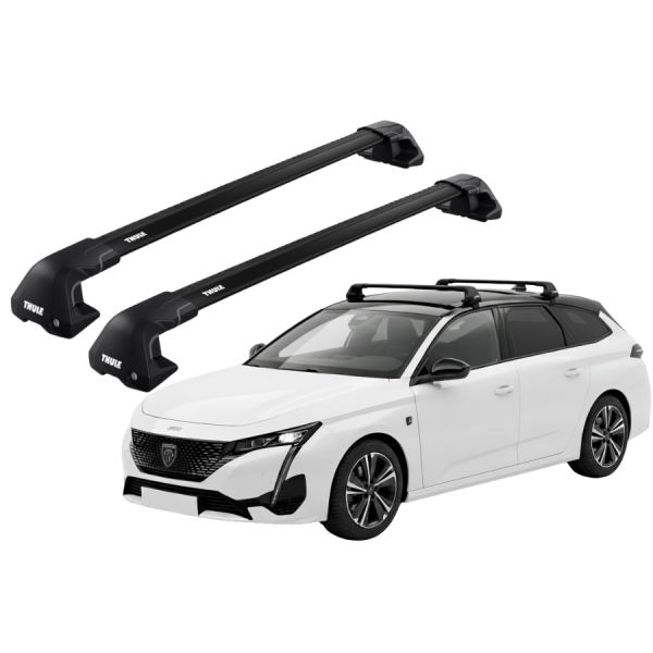 Barras Thule PEUGEOT 308 SW 22- TN / EDGE Flush Black