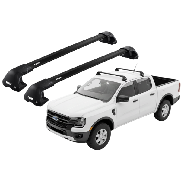 Barras Thule FORD Ranger 23- TN / EDGE Flush BLACK