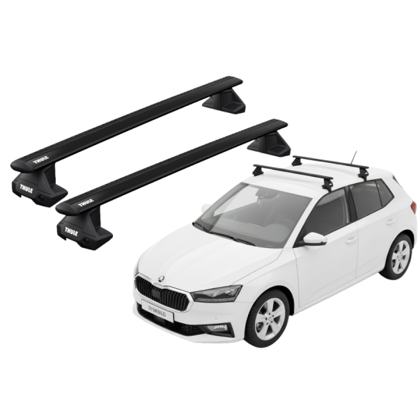 Barras Thule SKODA Fabia 22- TN / WingBar EVO BLACK