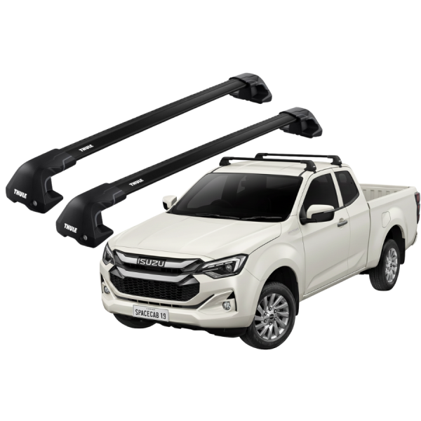 Barras Thule ISUZU D-Max Space Cab 20- TN / EDGE Flush BLACK