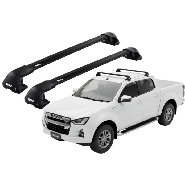Barras Thule ISUZU D-Max Crew Cab 20- TN / EDGE Flush BLACK