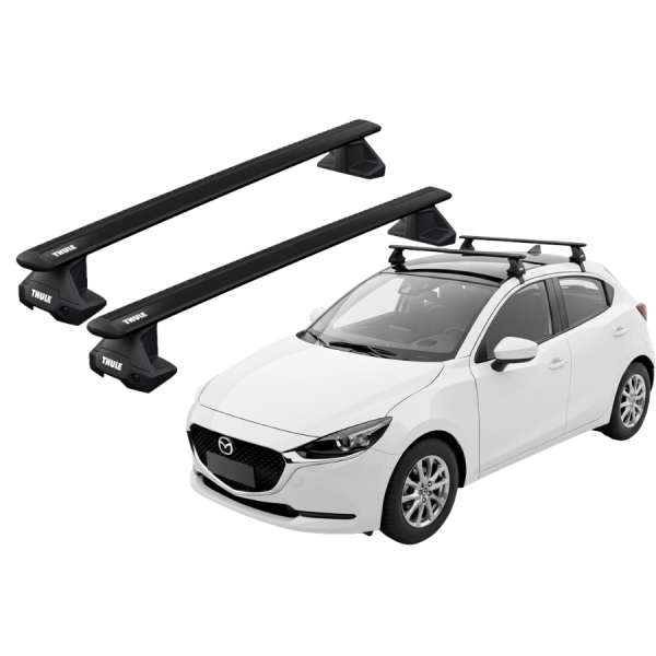 Barras Thule MAZDA 2 21-25 TN / WingBar EVO BLACK