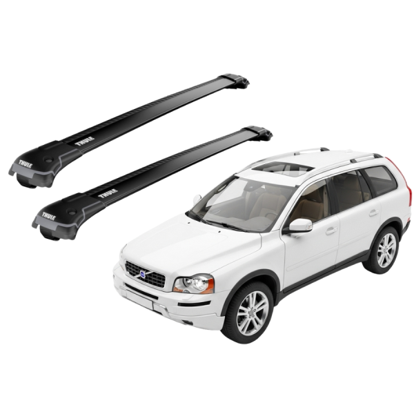 Barras Thule VOLVO XC90 02-14 RE / WingBar EDGE Black