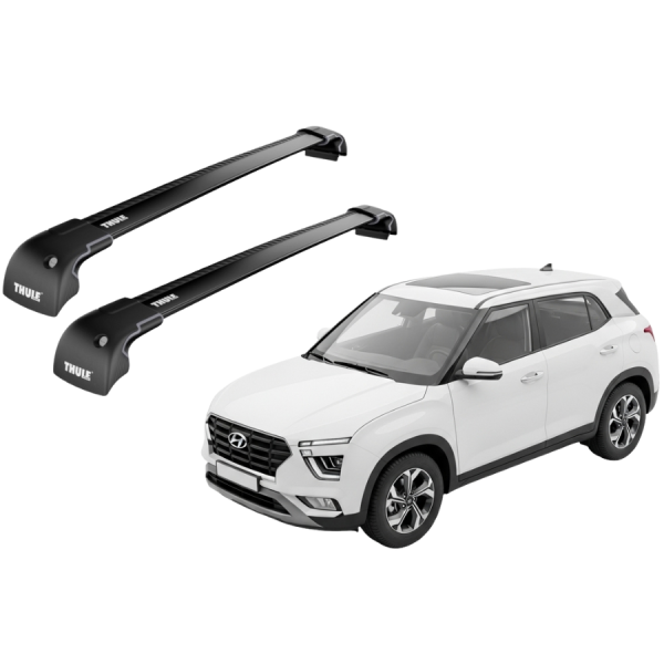 Barras Thule HYUNDAI Creta 17-22 RA / WingBar EDGE Black
