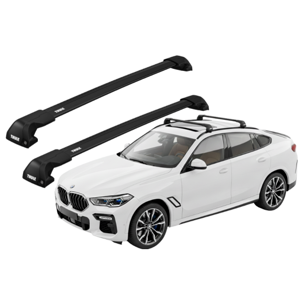 Barras Thule BMW X6 20- RA / EDGE Flush Black