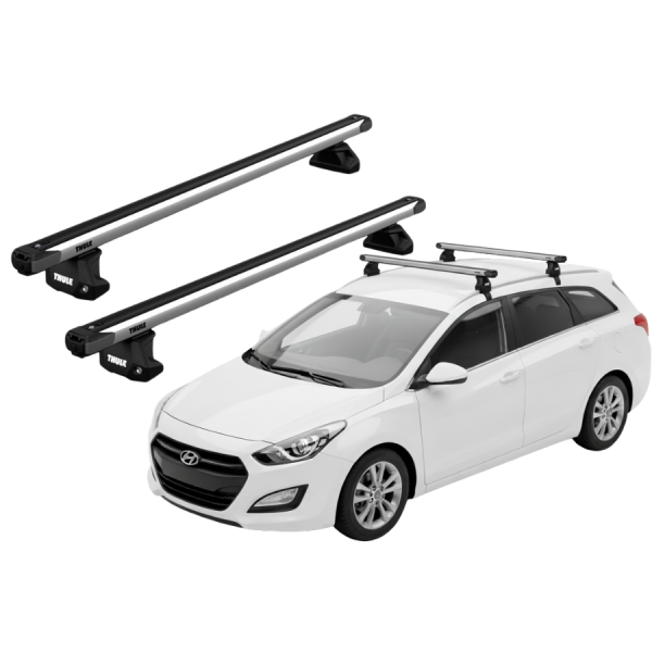 Barras Thule HYUNDAI i30 SW 12-17 PF / SlideBar EVO