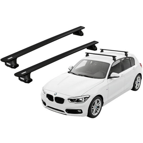 Barras Thule BMW 1 series 12-19 PF / WingBar EVO Black