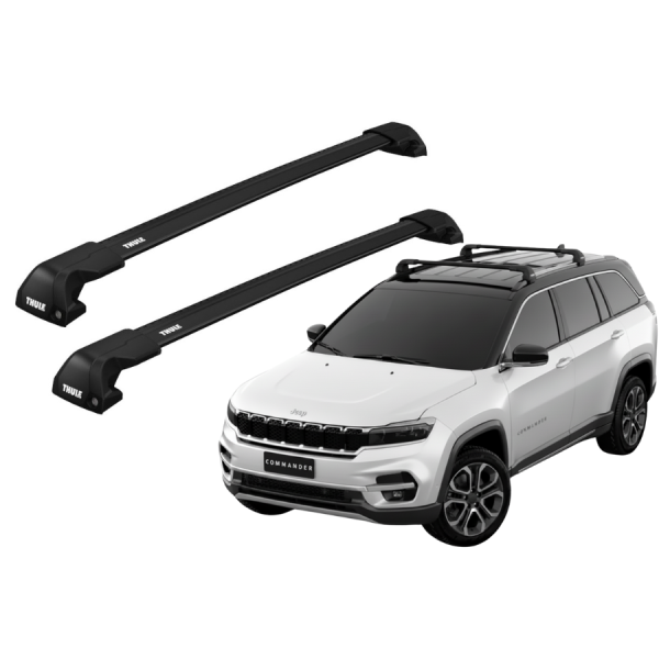 Barras Thule JEEP Commander 22- RA / EDGE FLUSH BLACK