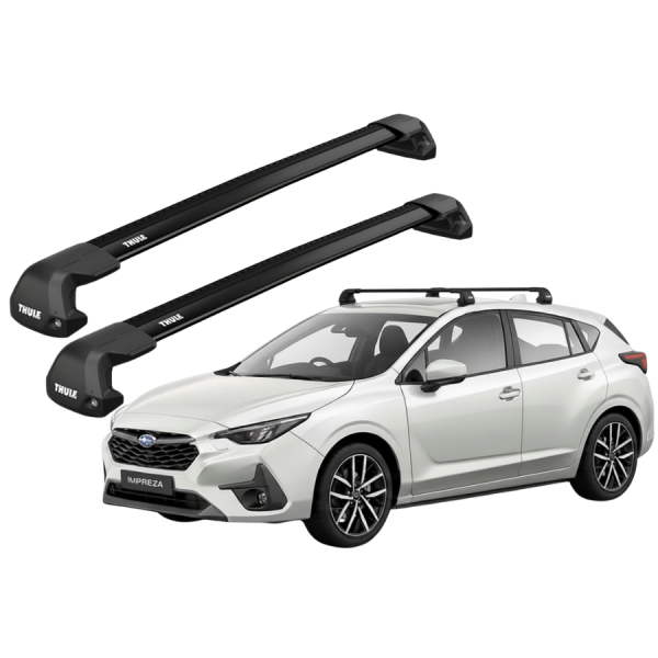 Barras Thule SUBARU Impreza 23- PF / EDGE Flush Black