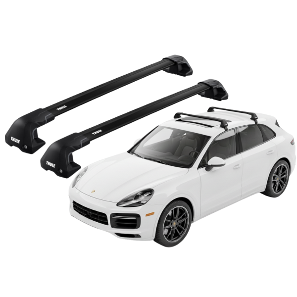 Barras Thule PORSCHE Cayenne 18- TN / EDGE Flu Black