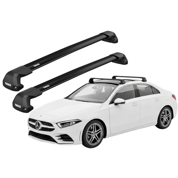 Barras Thule MERCEDES BENZ A-Class 19- PF / EDGE Flush BLACK