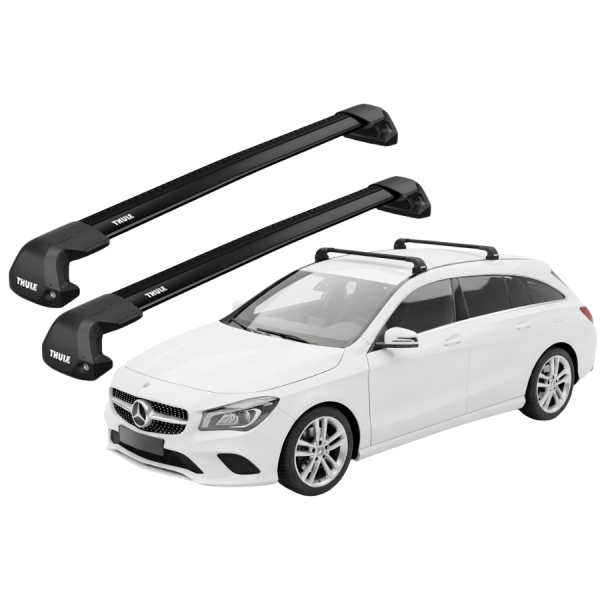 Barras Thule MERCEDES BENZ CLA 15-19 PF / EDGE Flush BLACK