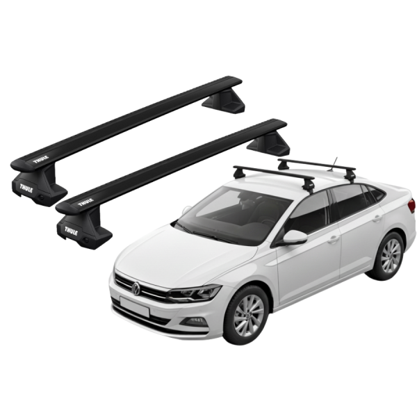 Barras Thule VOLKSWAGEN Virtus 18- TN / WingBar EVO Black