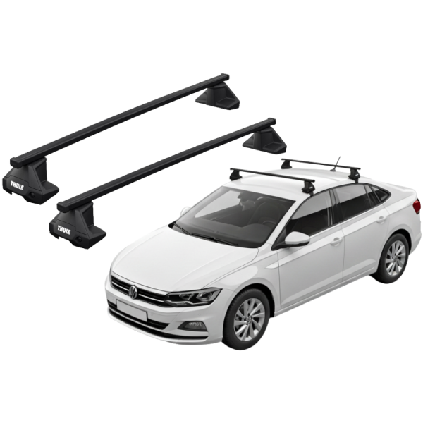 Barras Thule VOLKSWAGEN Virtus 18- TN / SquareBar EVO