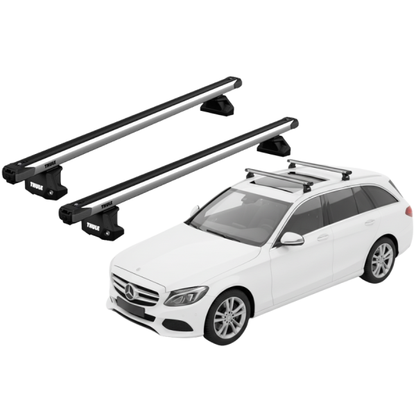 Barras Thule MERCEDES BENZ C-Class 15-21 RA / SlideBar EVO