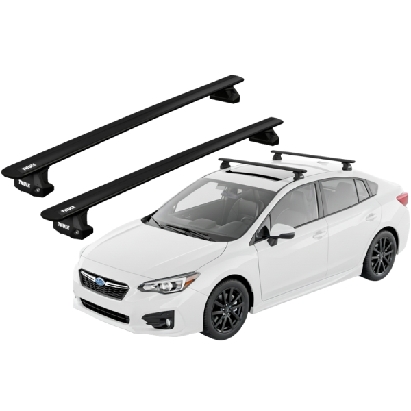 Barras Thule SUBARU Impreza 17-23 PF / WingBar EVO Black
