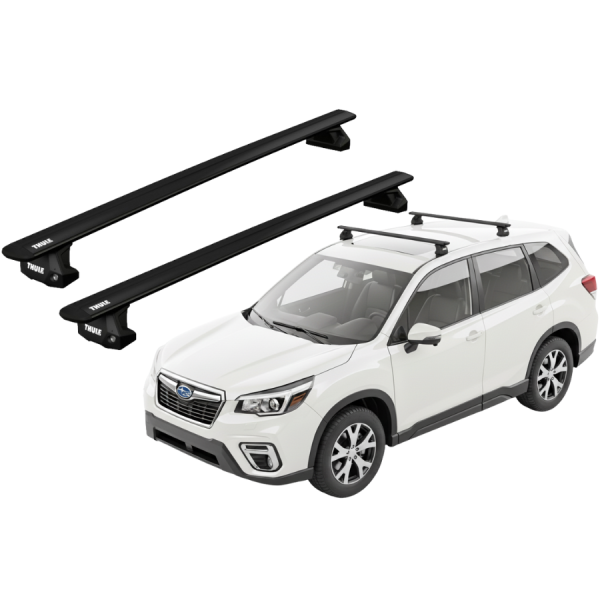 Barras Thule SUBARU Forester 19-24 PF / WingBar EVO Black