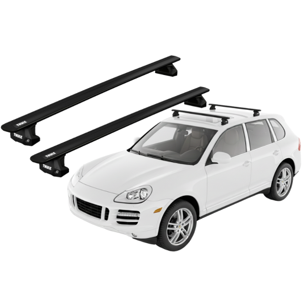 Barras Thule PORSCHE Cayenne 02-09 PF / WingBar EVO BLACK