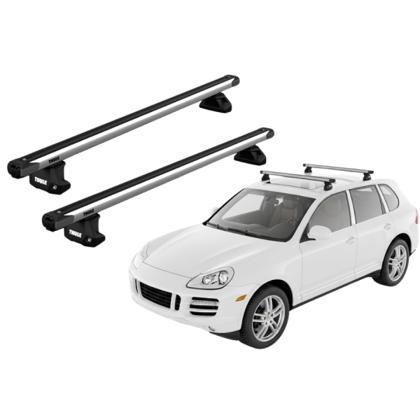 Barras Thule PORSCHE Cayenne 02-09 TP / SlideBar EVO