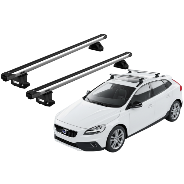 Barras Thule VOLVO V40 Cross Country 13-19 RA / SlideBar EVO