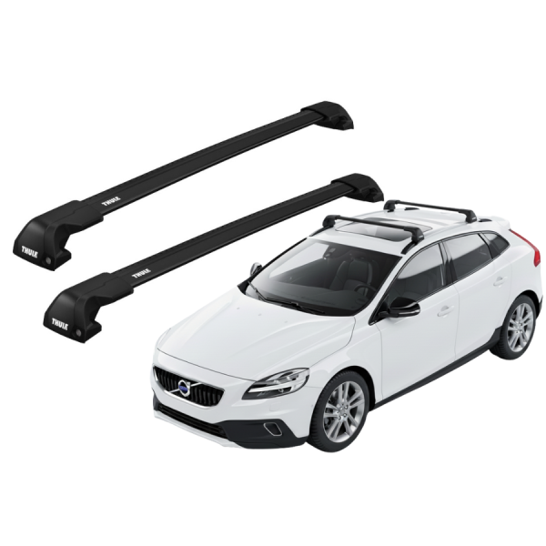 Barras Thule VOLVO V40 Cross Country 13-19 RA / EDGE Flush Black