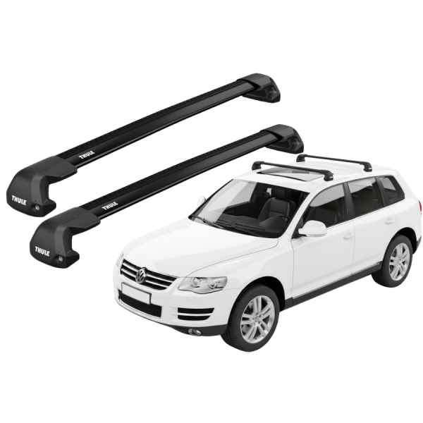 Barras Thule VOLKSWAGEN Touareg 02-09 PF / EDGE Flush BLACK