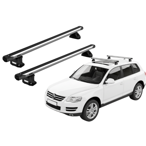 Barras Thule VOLKSWAGEN Touareg 02-09 TP / SlideBar EVO