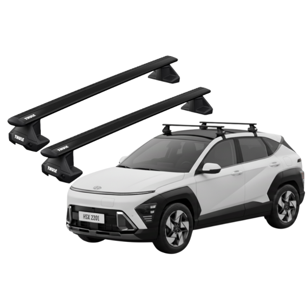 Barras Thule HYUNDAI Kona 23- TN / WingBar EVO Black