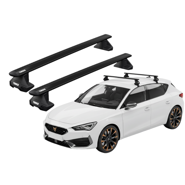Barras Thule CUPRA Leon 20-24 TN / WingBar EVO Black