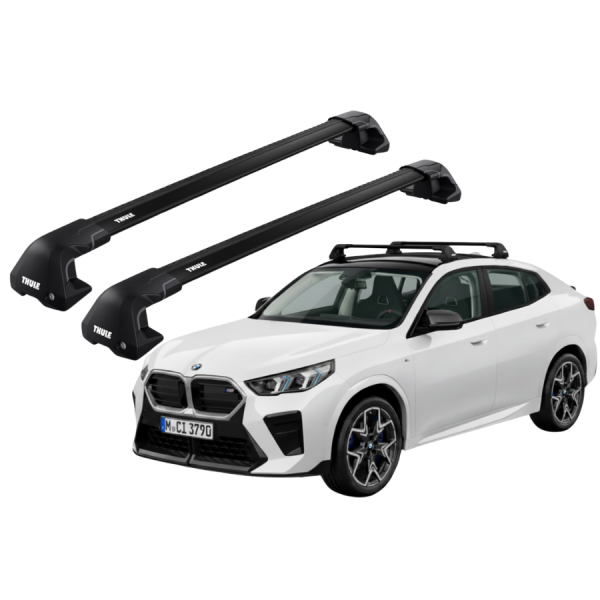 Barras Thule BMW X2 24- TN / EDGE Flu BK