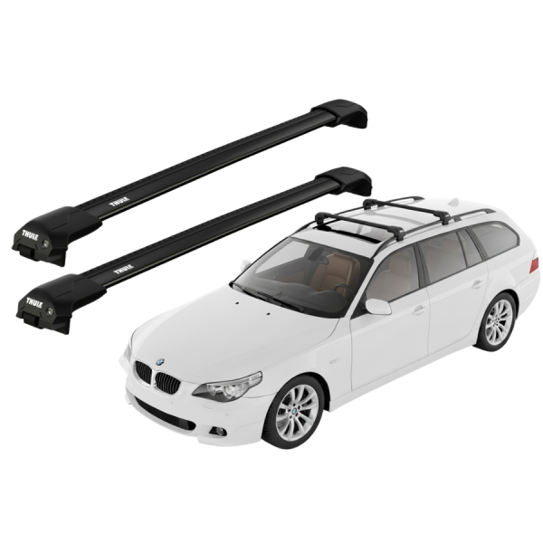 Barras Thule BMW 5 series Touring 04-10 RE / EDGE Flush Black