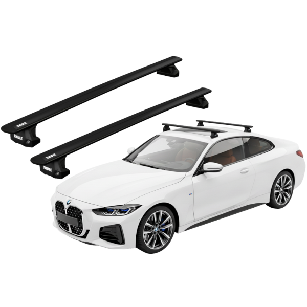 Barras Thule BMW 4 series 21-24 PF / WingBar EVO Black