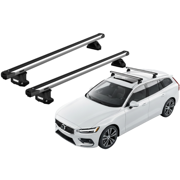 Barras Thule VOLVO V60 19-23 RA / SlideBar EVO