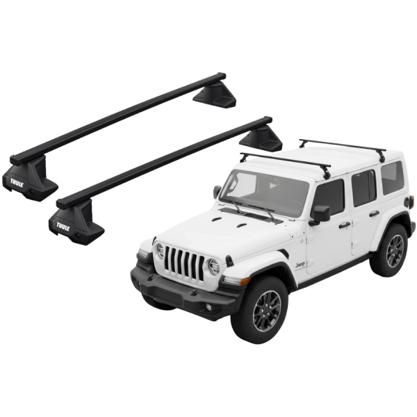 Barras Thule JEEP Wrangler 86- LL / Squarebar Evo