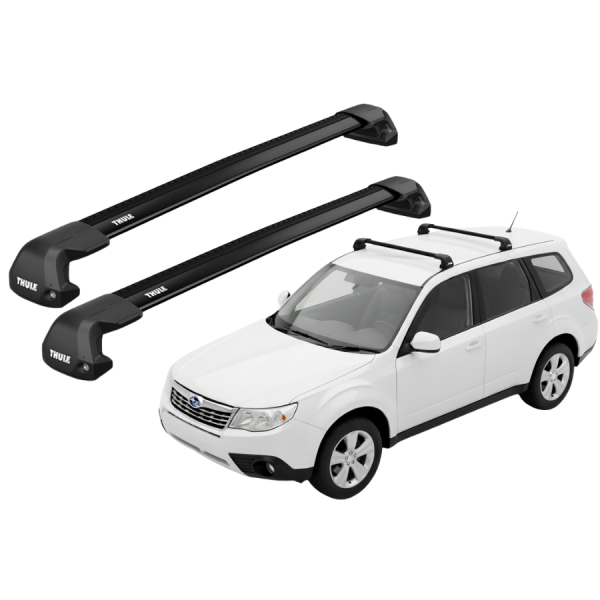 Barras Thule SUBARU Forester 08-12 PF / EDGE Flush Black