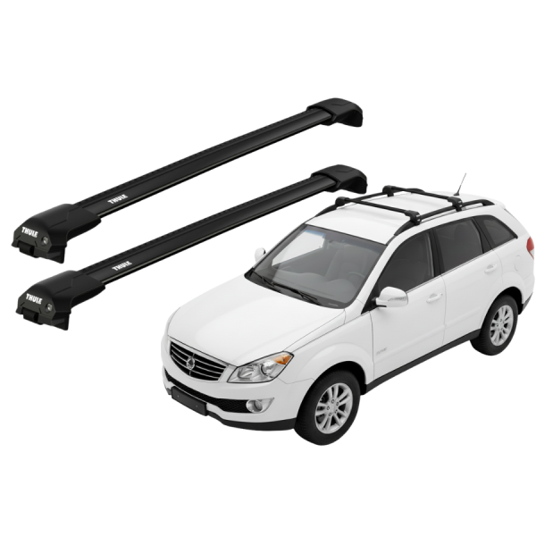 Barras Thule SSANGYONG Kyron 05-13 RE / EDGE Flush Black