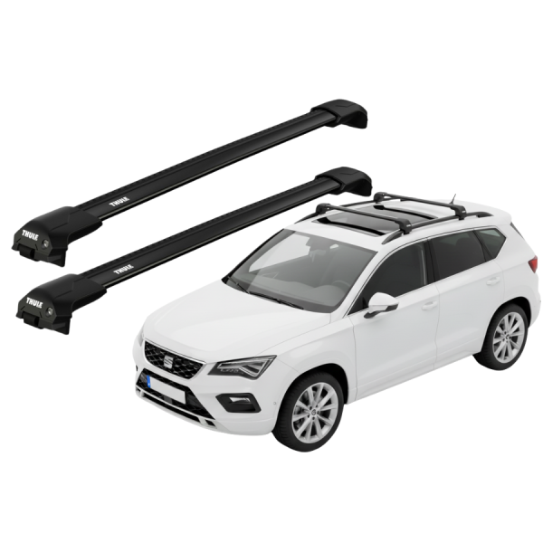 Barras Thule SEAT Ateca 16-24 RE / EDGE Flush Black