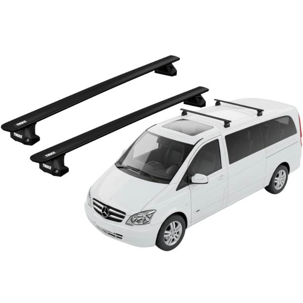 Barras Thule MERCEDES BENZ Vito 04-14 TT / Wing EVO BK