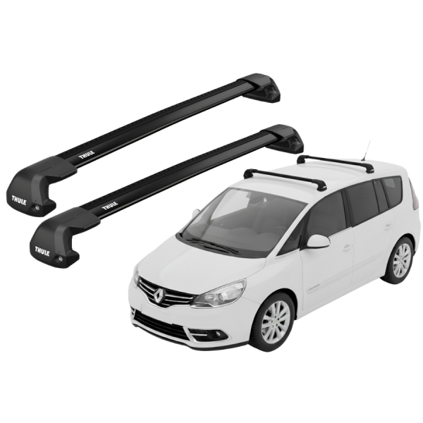 Barras Thule RENAULT Espace 03-15 PF / EDGE Flu BK