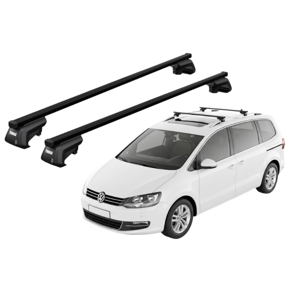 Barras Thule VOLKSWAGEN Sharan 10-17 RE / SquareBar EVO