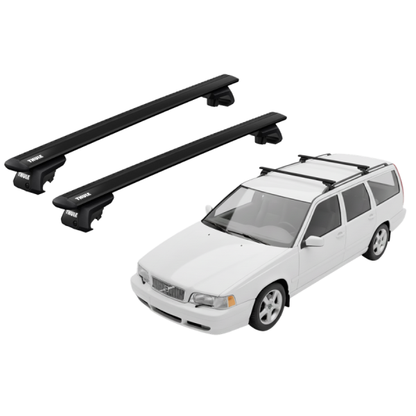 Barras Thule VOLVO V70 97-99 RE / WingBar EVO Black