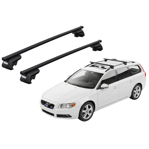 Barras Thule VOLVO V70 07-16 RE / SmartRack XT SquareBar