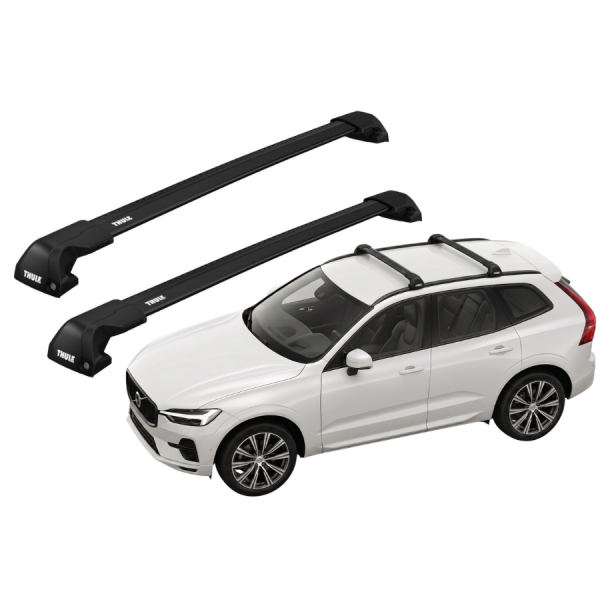 Barras Thule VOLVO XC60 17- RA / EDGE Flush Black
