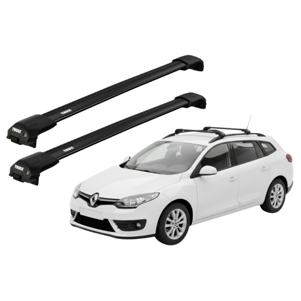 Barras Thule RENAULT Megane 09-16 RE / EDGE Flush Black